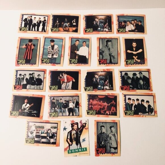 Vtg 1989 New Kids on  The Block 52 Assorted Trading Cards - Picture 14 of 16